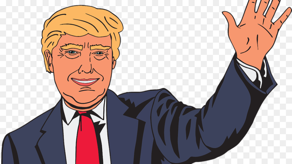 Transparent Donald Trump Clipart, Formal Wear, Accessories, Tie, Head Png