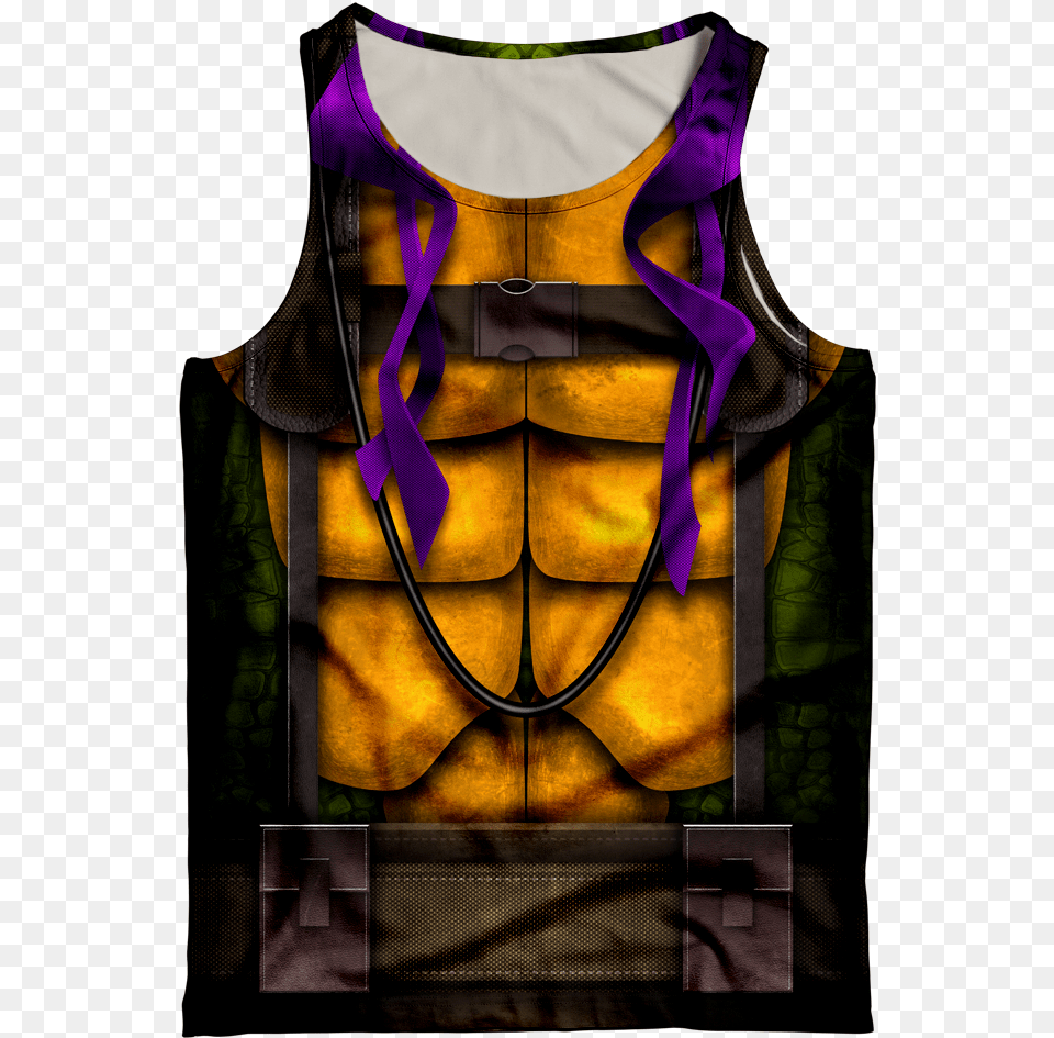 Transparent Donatello Vest, Clothing, Lifejacket, Art, Dress Free Png Download
