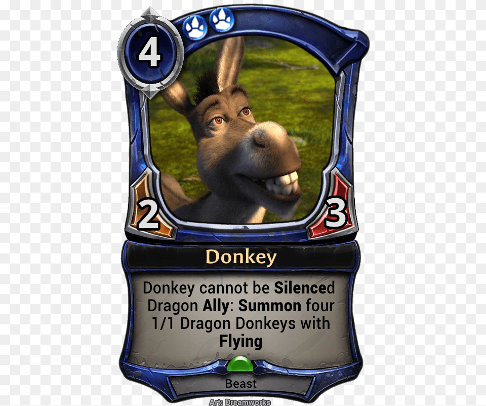Transparent Donkey Shrek Donkey From Shrek, Animal, Kangaroo, Mammal Free Png Download