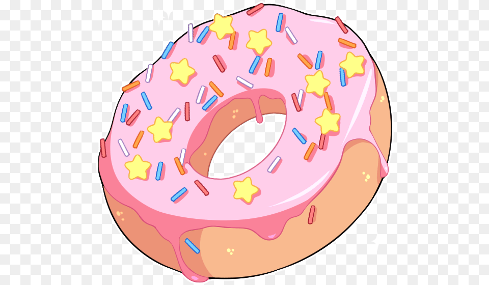 Donut Tumblr Doughnut, Birthday Cake, Cake, Cream, Dessert Free Transparent Png