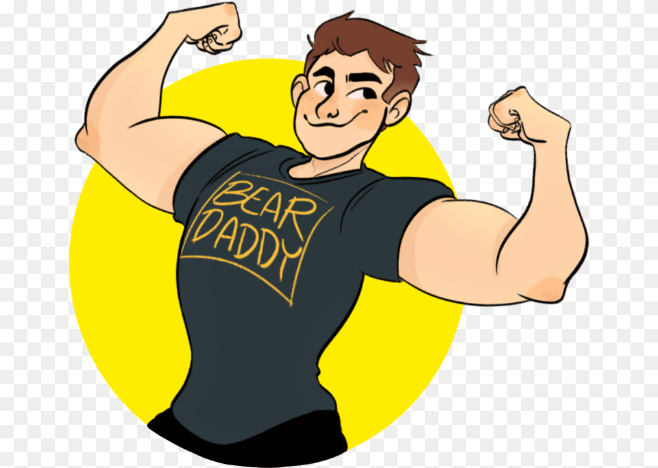 Transparent Doodle Of A Very Buff Boy Keltbh Buff Boy Cartoon, T-shirt, Clothing, Person, Baby Png