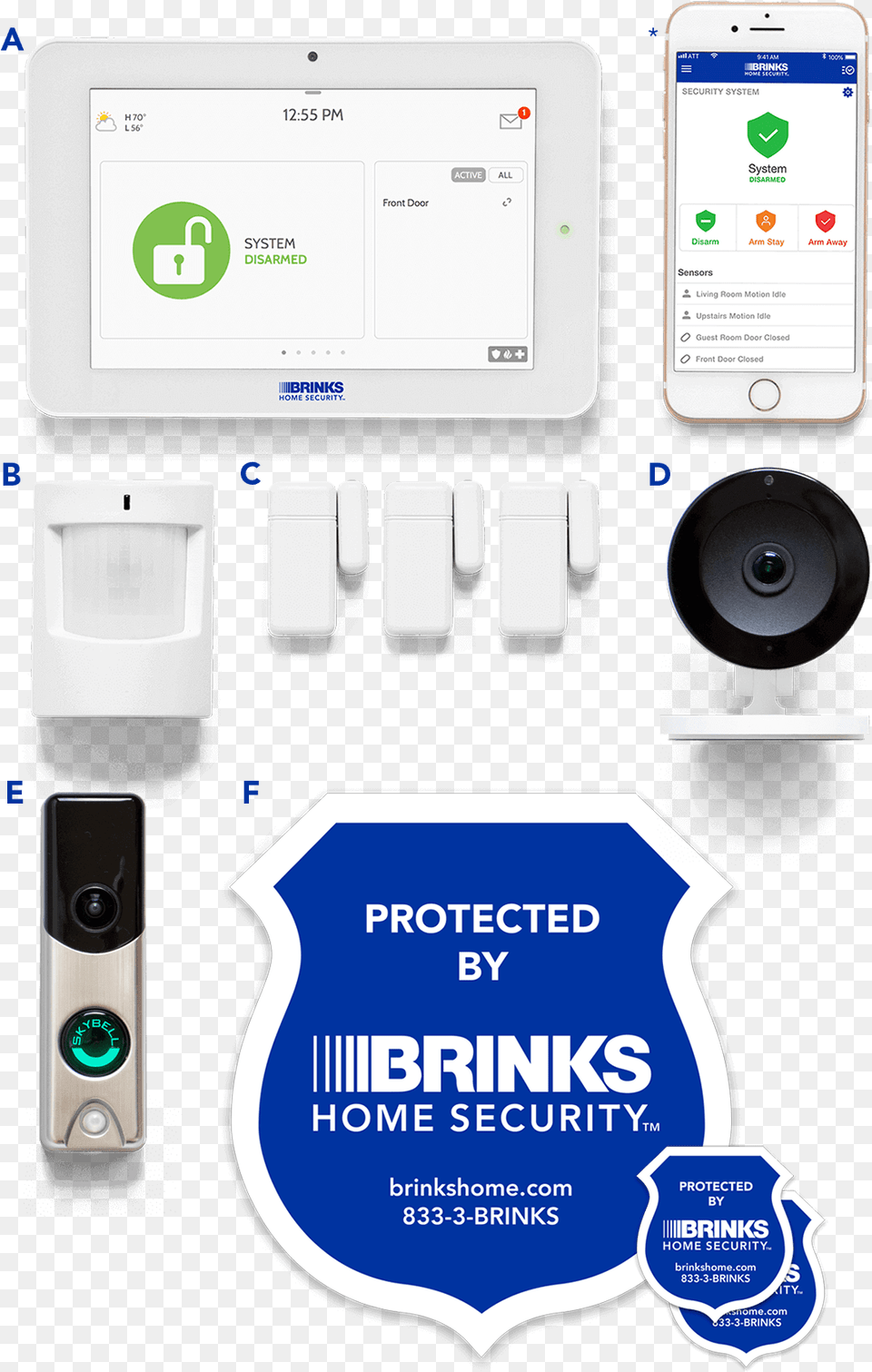 Doorbell Brinks Home Security Systems, Electronics, Mobile Phone, Phone, Camera Free Transparent Png