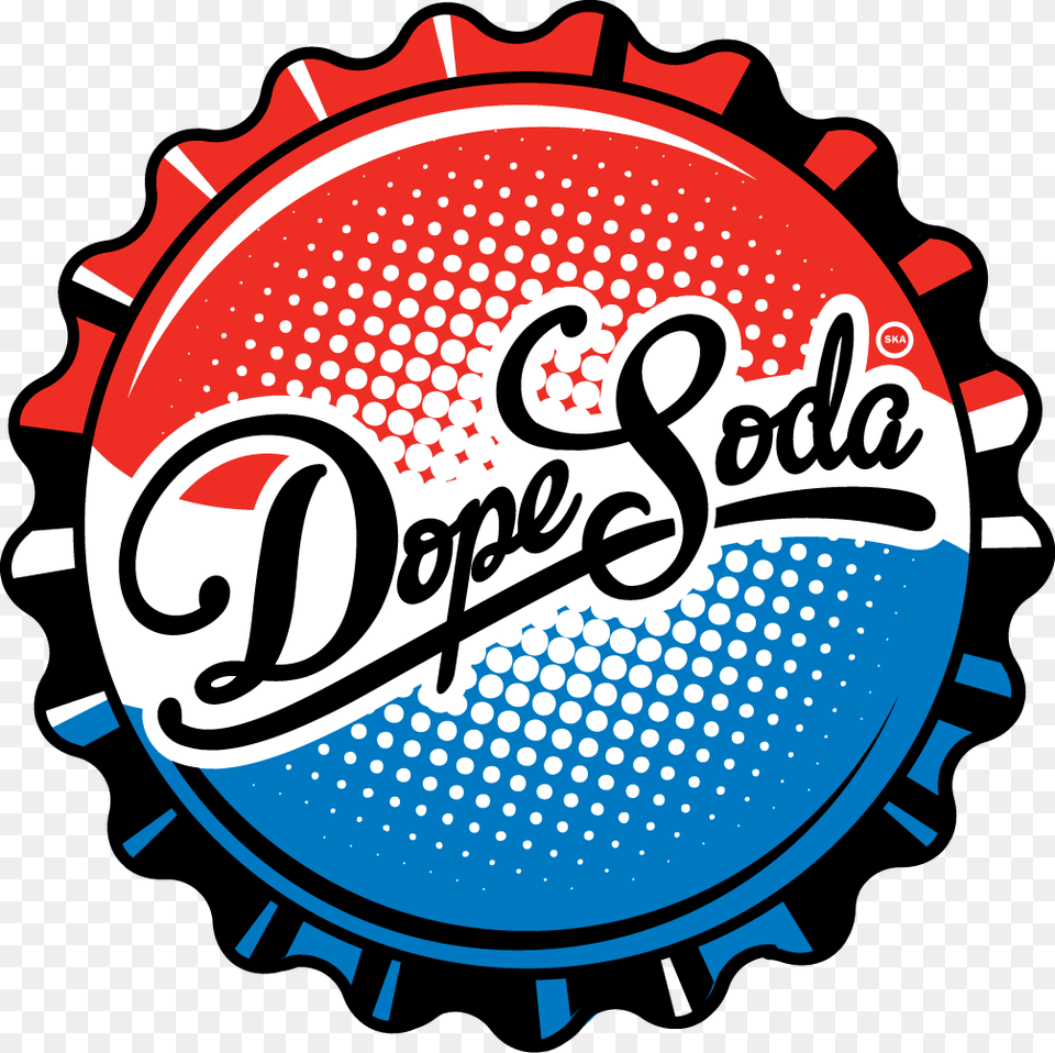 Transparent Dope Creative Abstract Black And White Background, Logo, Beverage, Soda, Dynamite Free Png Download