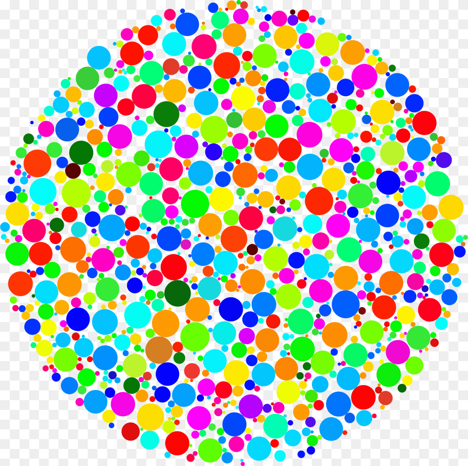 Dots Clipart Colorful Big Circle, Sphere, Pattern, Art, Graphics Free Transparent Png