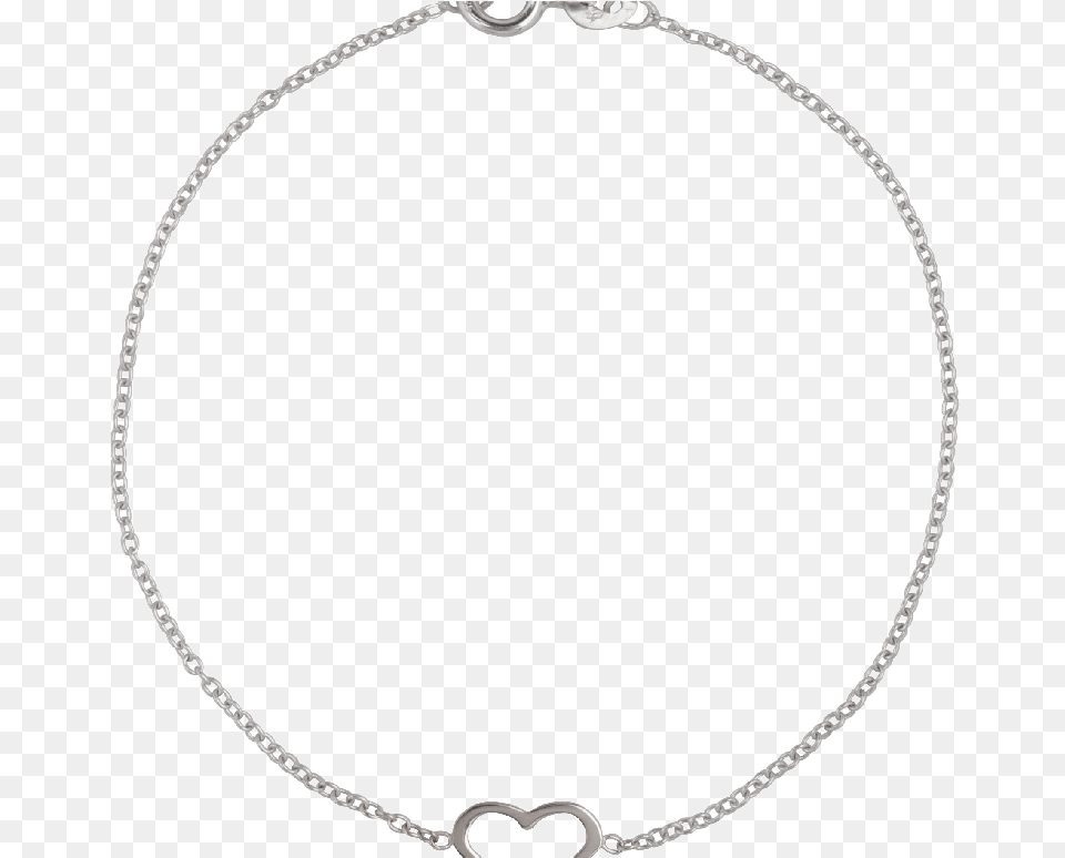Transparent Double Heart Chain, Accessories, Bracelet, Jewelry, Necklace Free Png Download