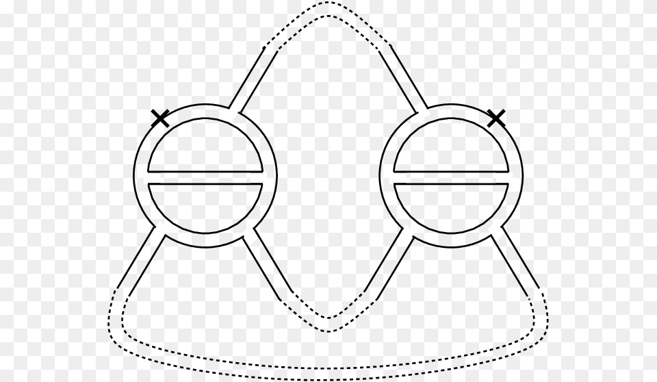 Transparent Double Line Circle, Accessories, Bag, Handbag, Ammunition Free Png Download