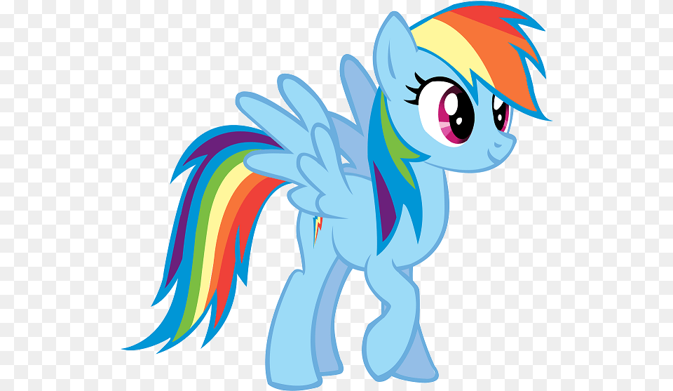 Transparent Double Rainbow Clipart Mlp Rainbow Dash Base, Book, Comics, Publication, Baby Png Image