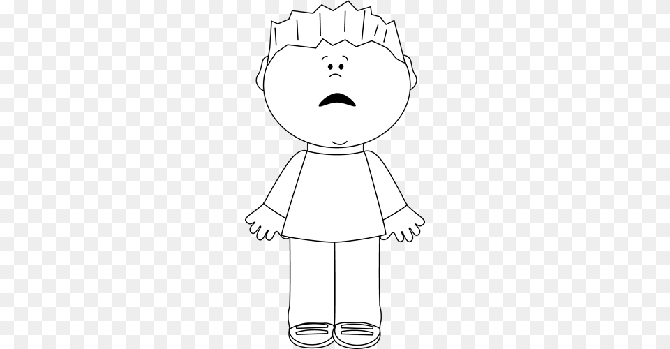 Transparent Download Black And White With A Face Girl Sad Clip Art Black And White, Nature, Outdoors, Snow, Snowman Png Image