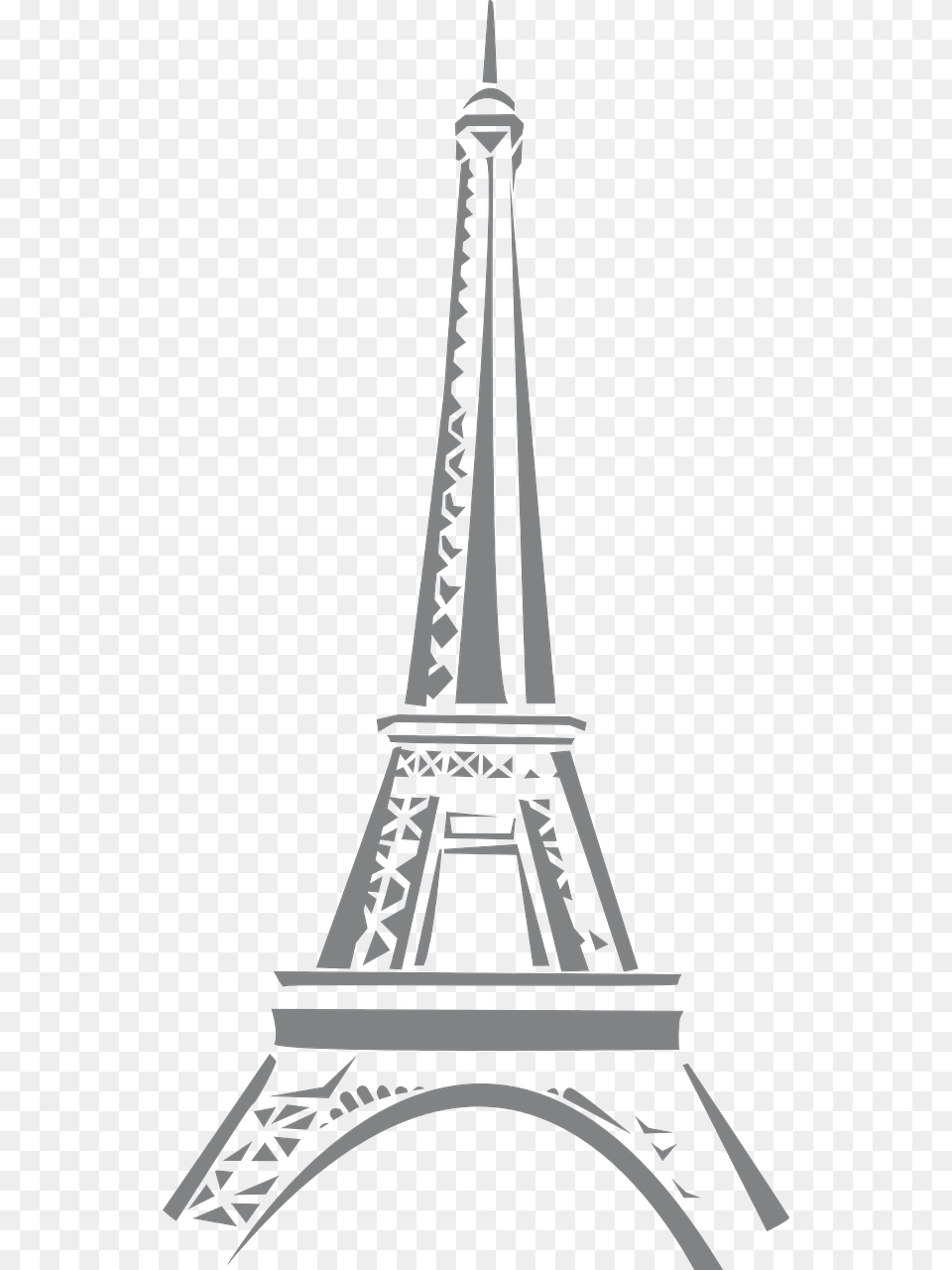 Download France Eiffel Tower High Symbol Eiffel Tower Cartoon, Architecture, Building, Spire Free Transparent Png
