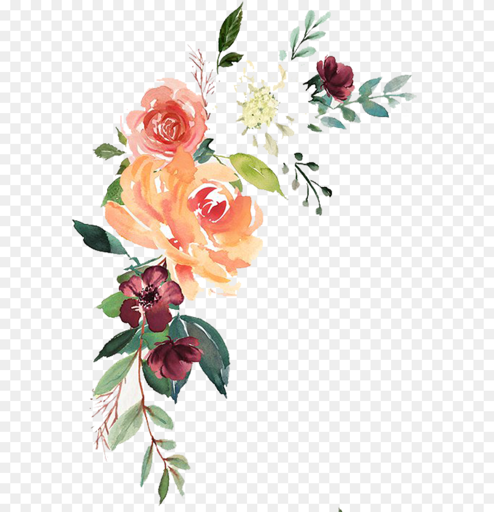 Transparent Download Transparent Images Watercolor Flowers Transparent, Art, Floral Design, Flower, Graphics Free Png