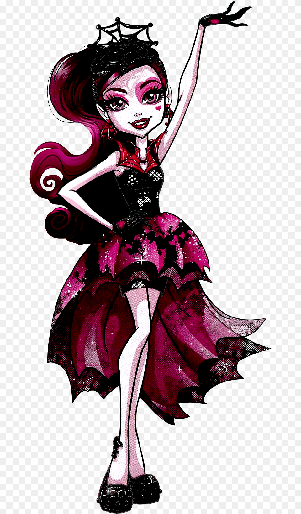 Transparent Draculaura Monster High Dance The Fright Away Draculaura, Adult, Person, Female, Woman Png Image