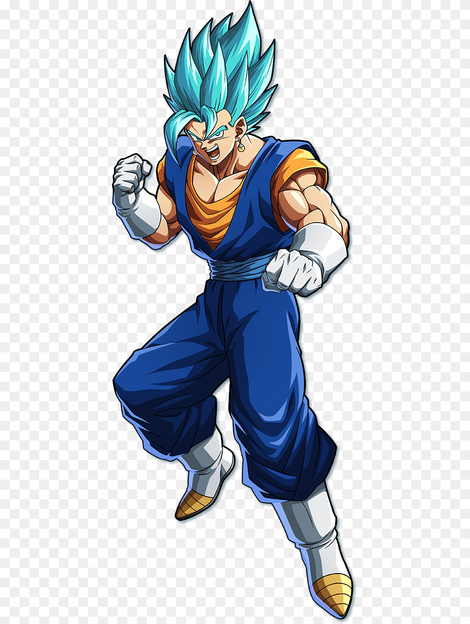 Dragon Ball Fighterz Logo Dragon Ball Fighterz Vegito, Book, Comics, Publication, Person Free Transparent Png