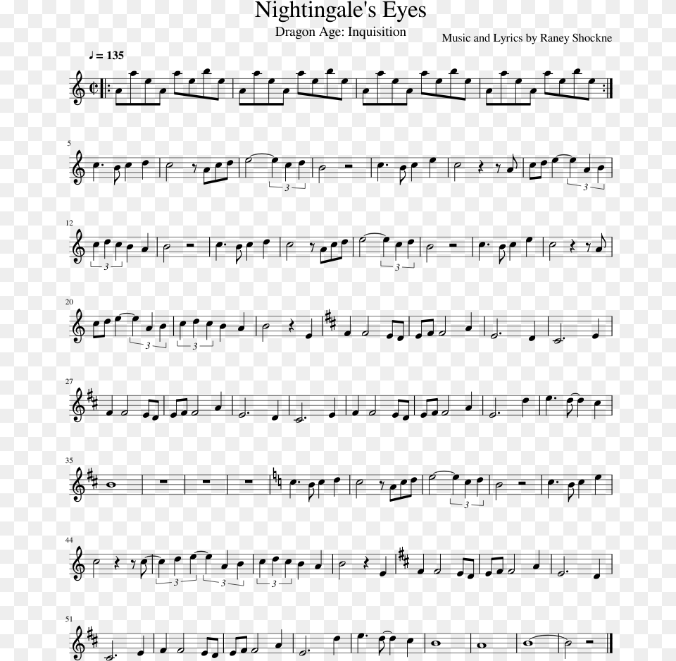 Transparent Dragon Eyes Isabella39s Lullaby Piano Sheet, Gray Png