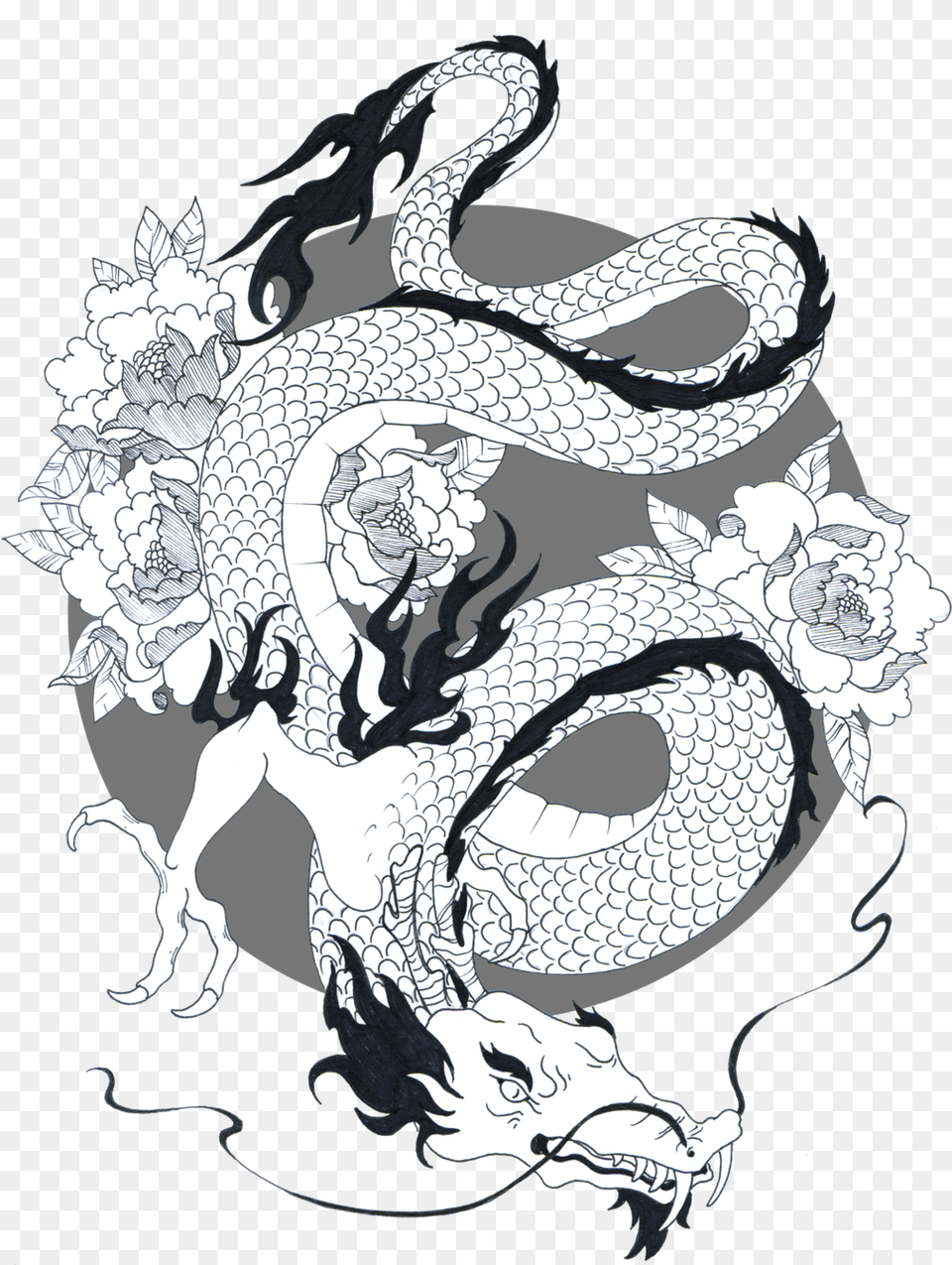 Transparent Dragon Tattoo Japanese Dragon Tattoo, Adult, Bride, Female, Person Png