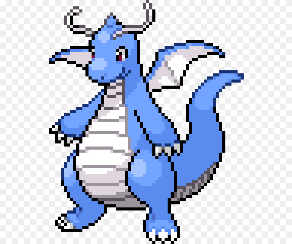 Transparent Dragonite Pokemon Pixel Art Dragonite, Electronics, Hardware, Qr Code Png