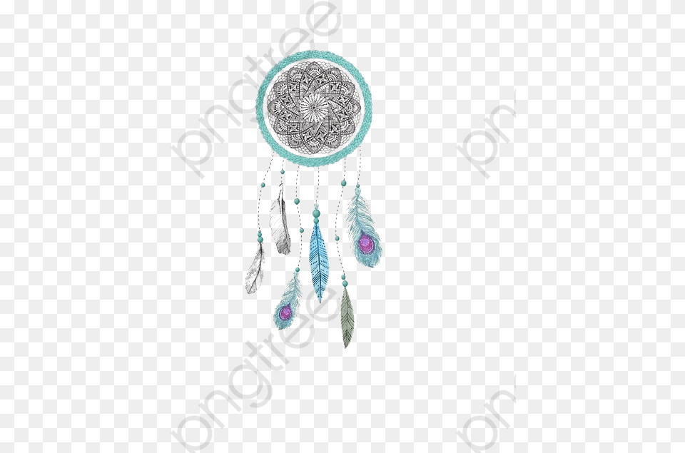 Transparent Dream Catcher Clipart Illustration, Accessories, Earring, Jewelry, Necklace Png