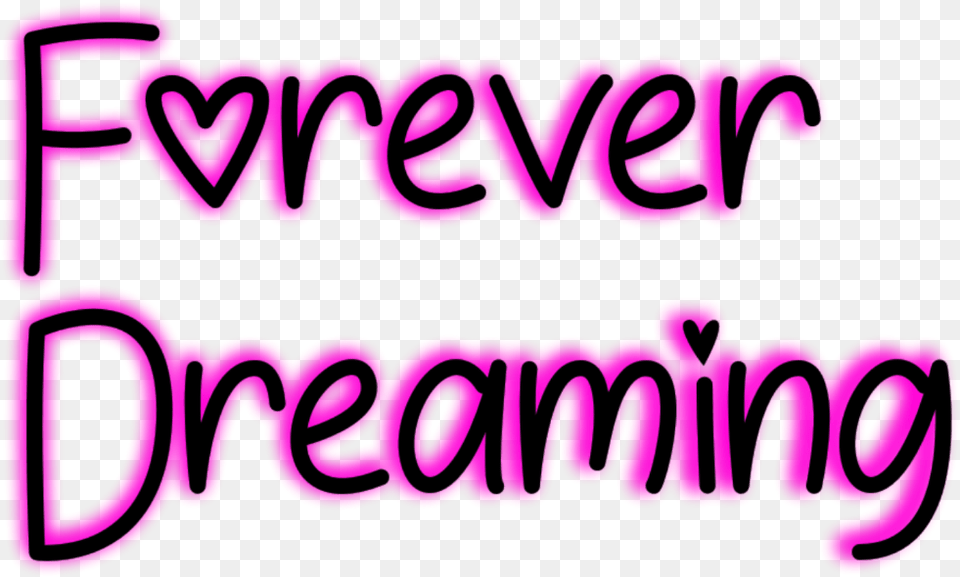 Transparent Dreaming Heart, Light, Purple, Neon, Text Free Png