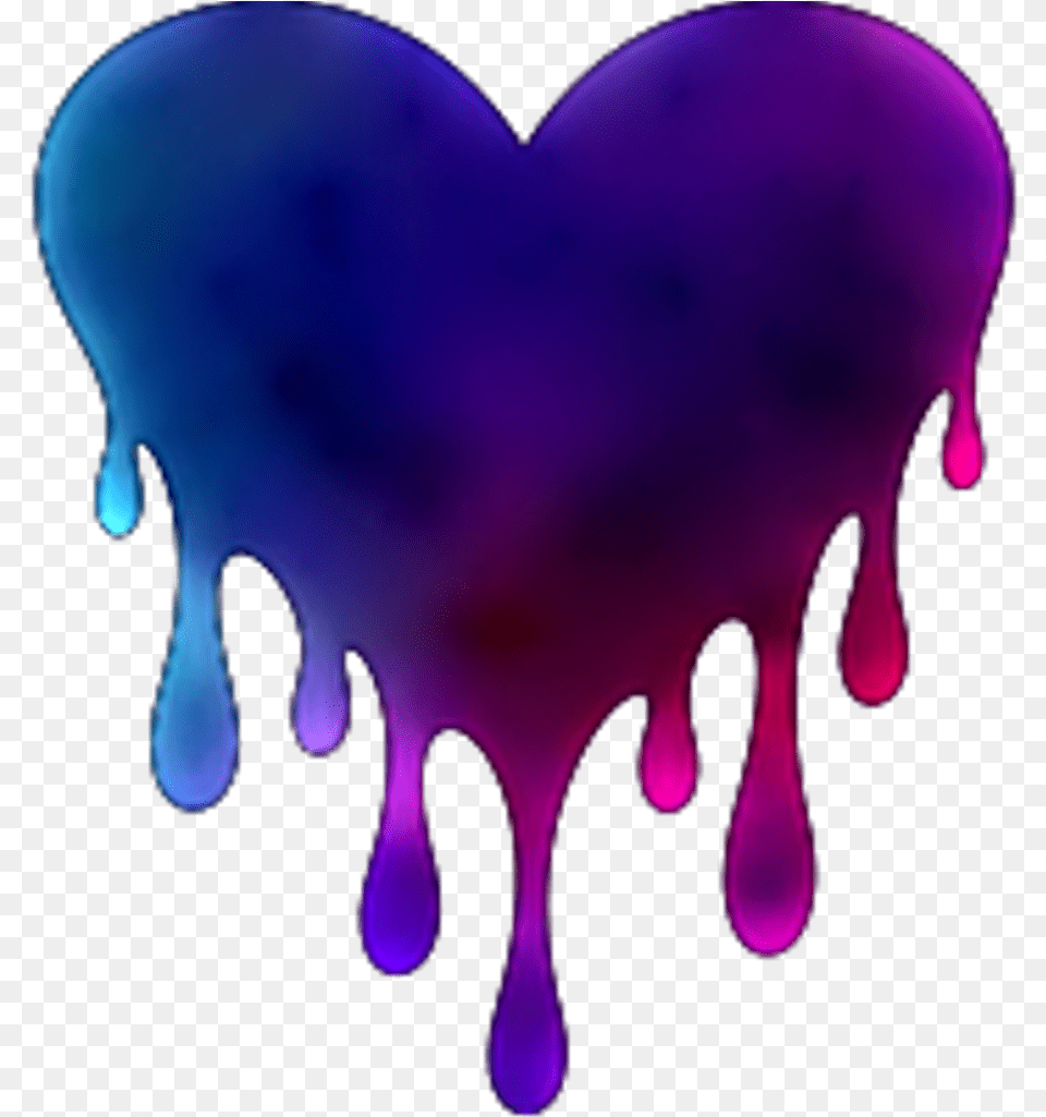 Transparent Dripping Slime Transparent Tie Dye Heart, Purple, Animal, Sea Life, Invertebrate Png