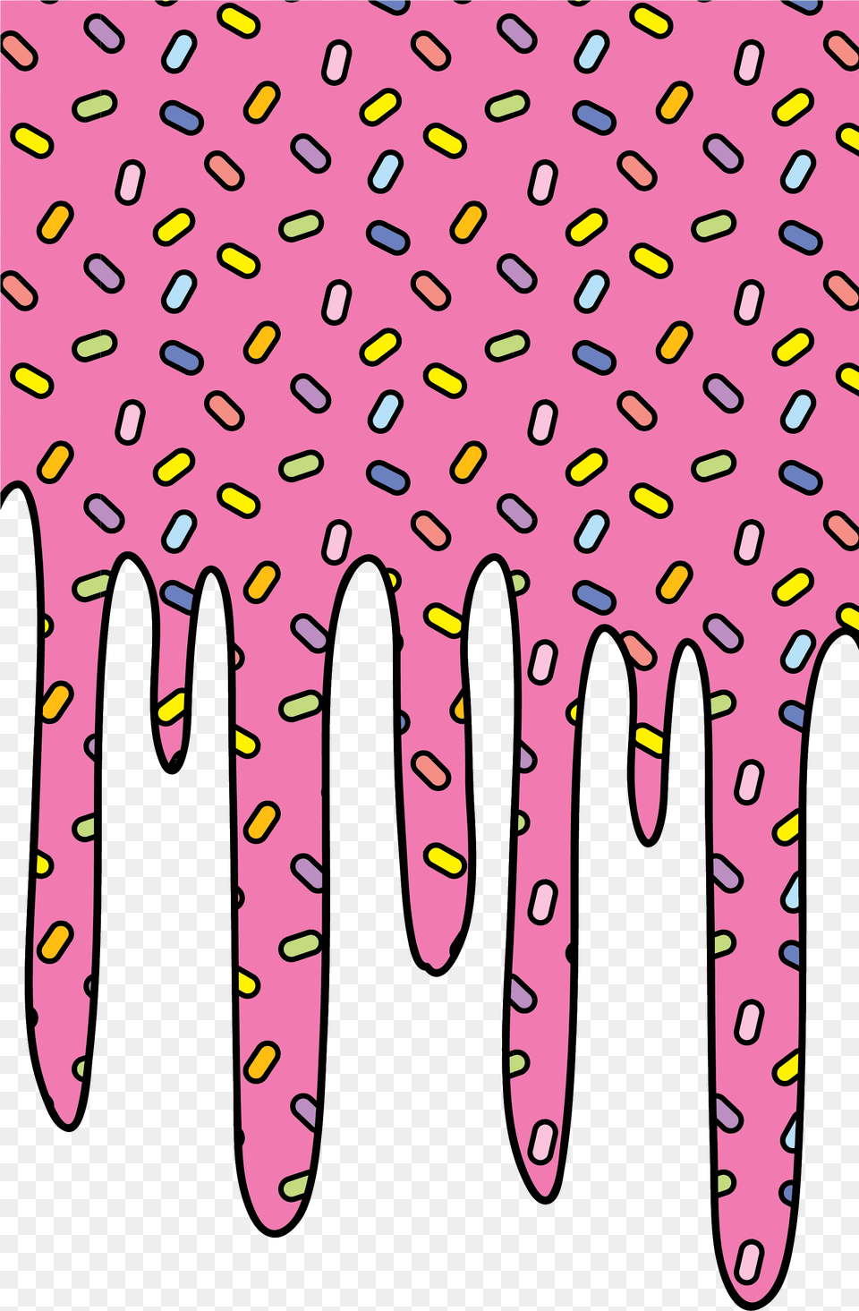 Drips Donut Drip Background, Pattern, Paper, Confetti Free Transparent Png