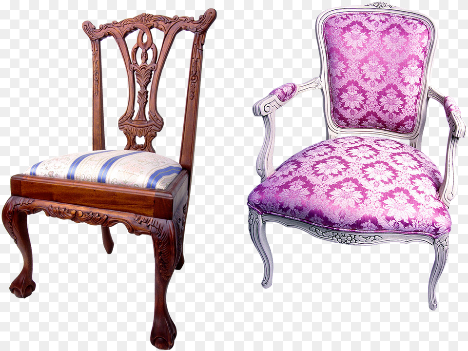 Transparent Dry Grass Chippendale Ball And Claw Foot Chair, Furniture, Armchair Png Image