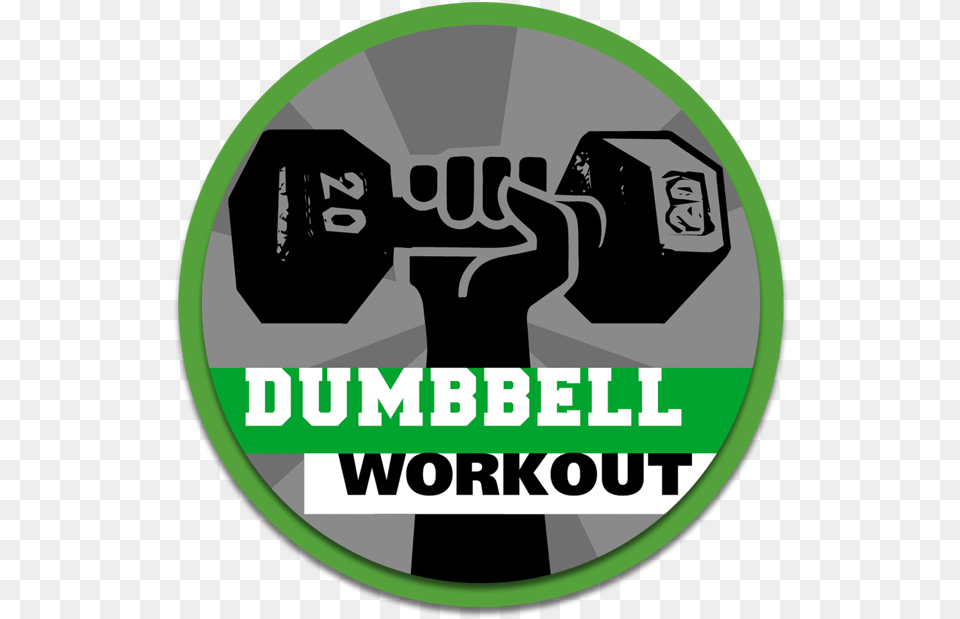 Transparent Dumbbell Icon Label, Working Out, Fitness, Sport, Disk Png Image