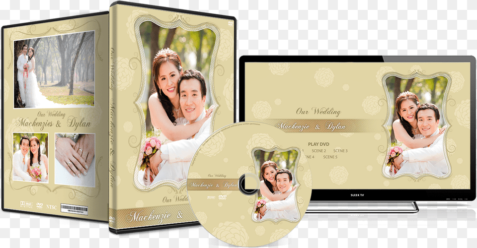 Transparent Dvd Cover Photograph Album, Adult, Wedding, Person, Female Png