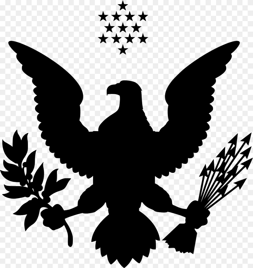 Transparent Eagle Clipart, Gray Free Png Download