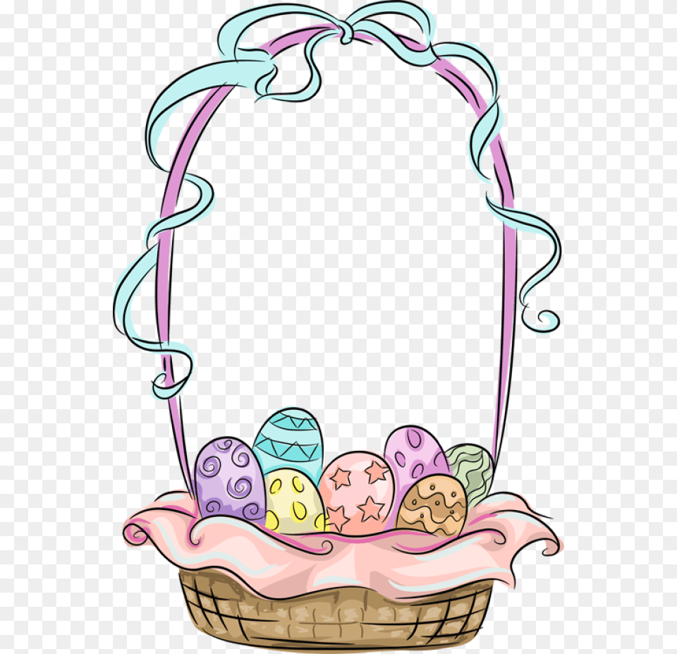 Transparent Easter Basket Easter Basket, Baby, Person, Purple Free Png Download