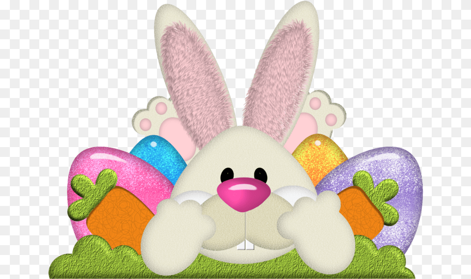 Transparent Easter Bunny Clipart, Plush, Toy, Food, Sweets Free Png Download