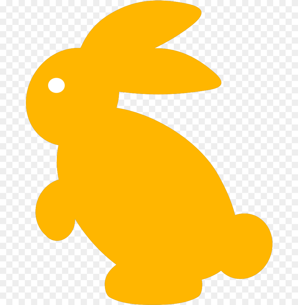 Transparent Easter Bunny Silhouette, Animal, Mammal, Rabbit Free Png Download