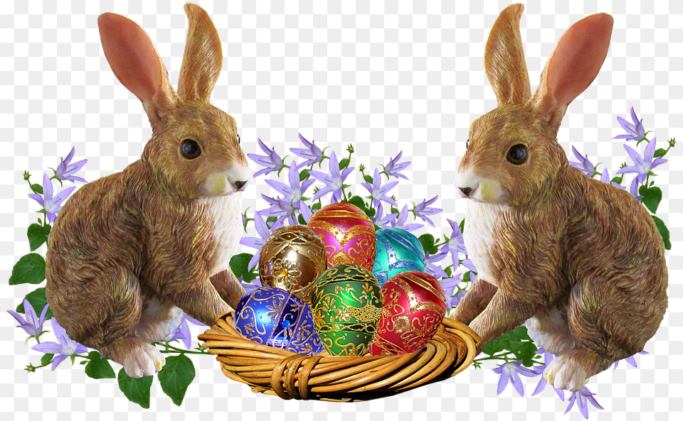 Transparent Easter Egg Basket Clipart Transparent Easter Bunny, Purple, Animal, Kangaroo, Mammal Png Image