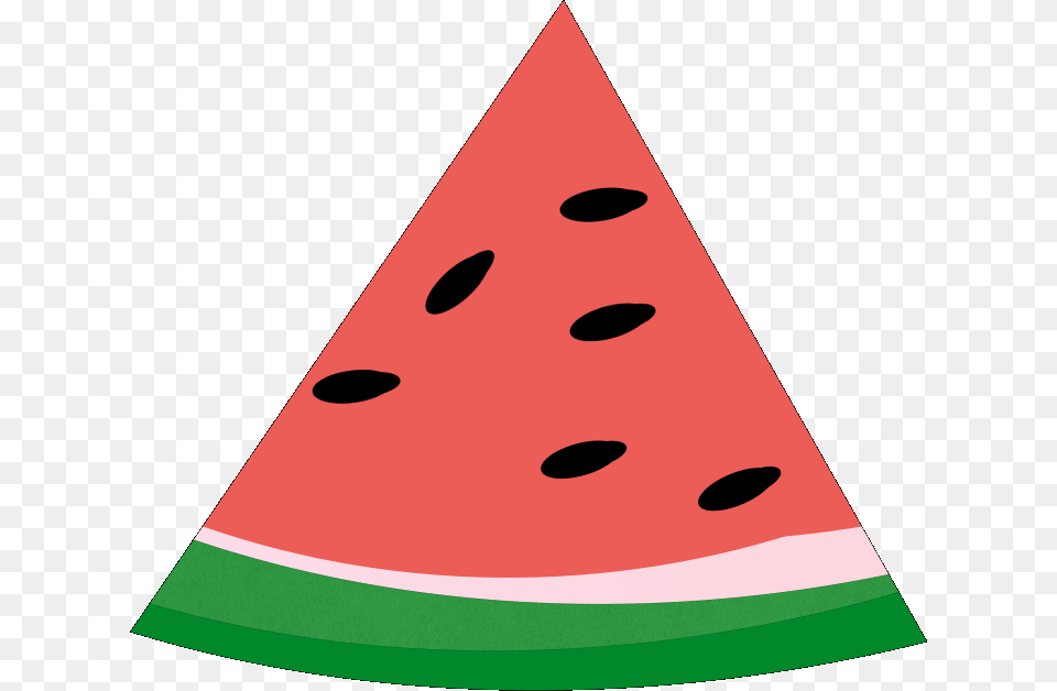 Transparent Eating Watermelon Clipart Watermelon Slice Clipart, Food, Fruit, Plant, Produce Png