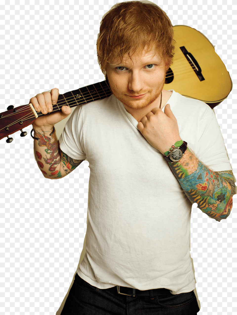 Transparent Ed Sheeran S Sheeran, Tattoo, Skin, Person, Boy Png Image