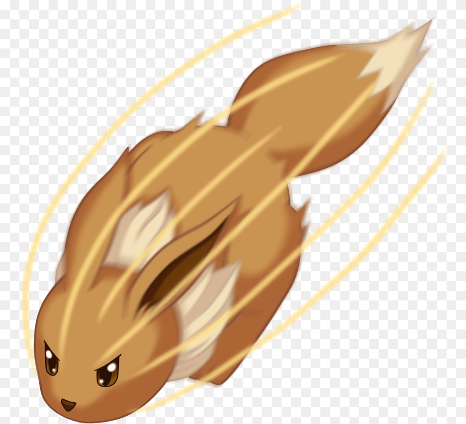 Transparent Eevee Eevee Quick Attack, Amphibian, Animal, Tadpole, Wildlife Png