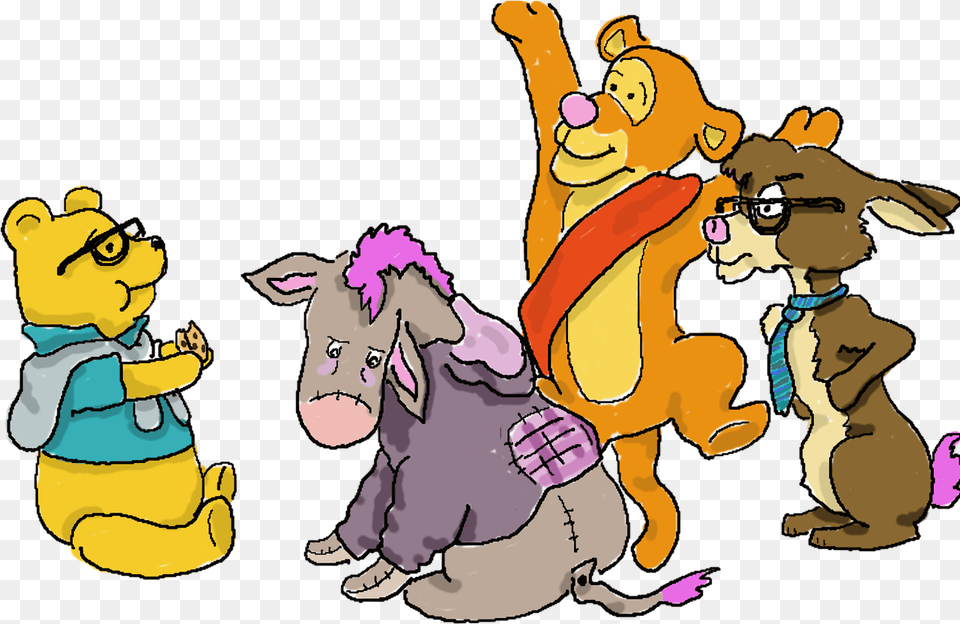 Eeyore Cartoon, Baby, Person, Face, Head Free Transparent Png