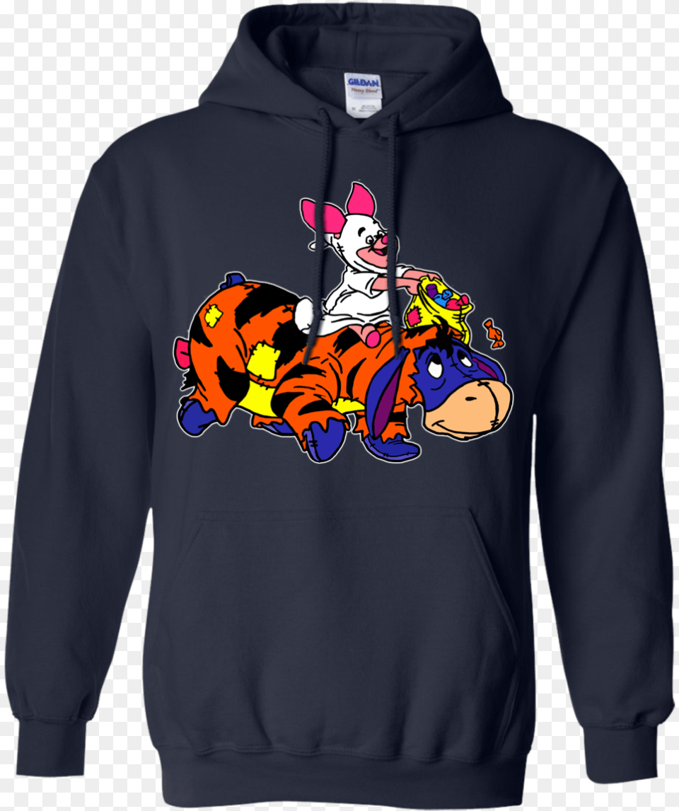 Transparent Eeyore Marvel Hoodie, Clothing, Knitwear, Sweater, Sweatshirt Png