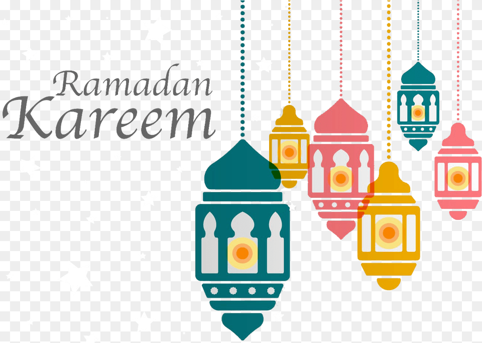 Transparent Eid Mubarak Clipart Ramadan Kareem Background, Chandelier, Lamp, Lighting, Lantern Png