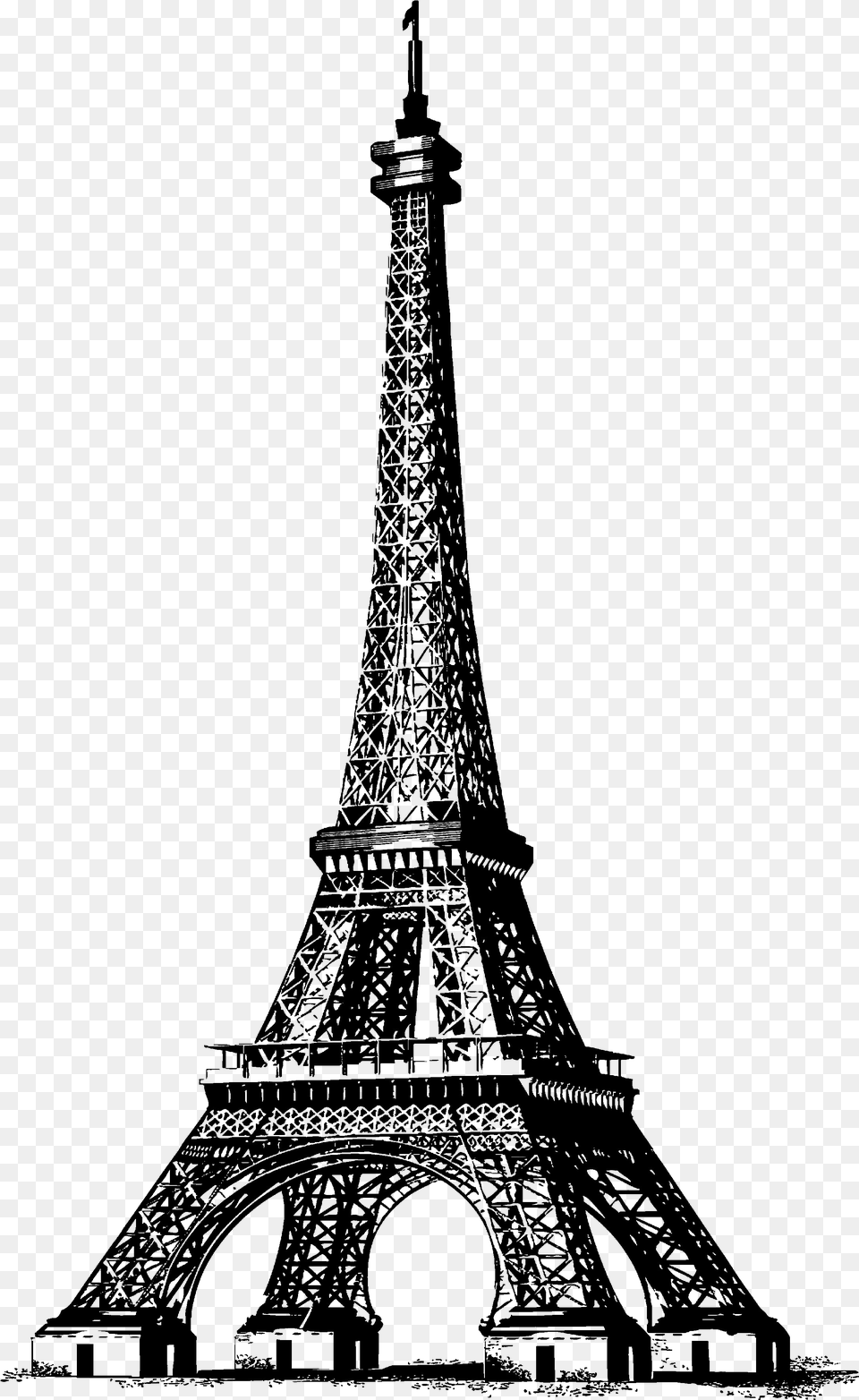 Transparent Eiffel Tower Clip Art, Lighting, Silhouette, Cross, Symbol Free Png
