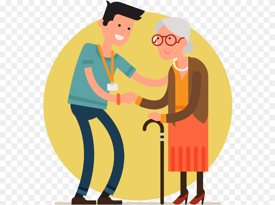 Transparent Elderly Helping The Elderly Clipart, Photography, Baby, Person, Head Free Png Download