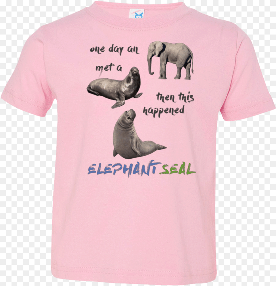 Elephant Seal California Sea Lion, Clothing, T-shirt, Animal, Mammal Free Transparent Png