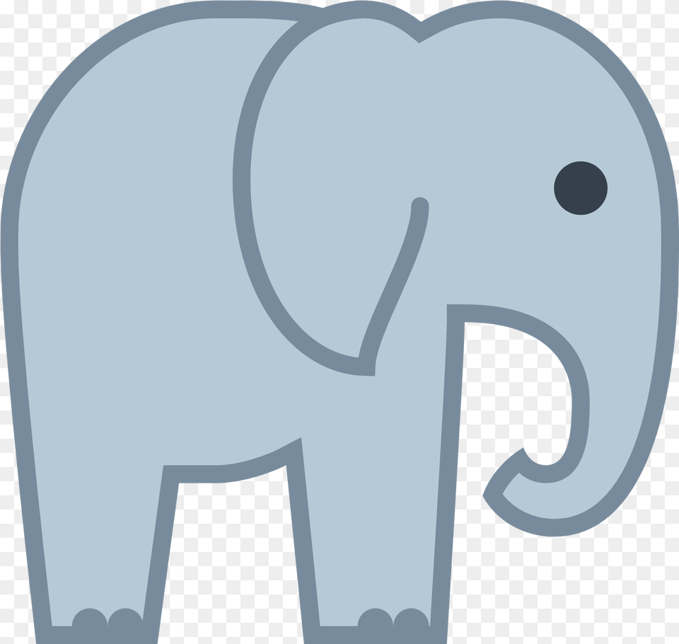 Transparent Elephant Trunk Elephant Icon, Animal, Mammal, Wildlife, Disk Png Image