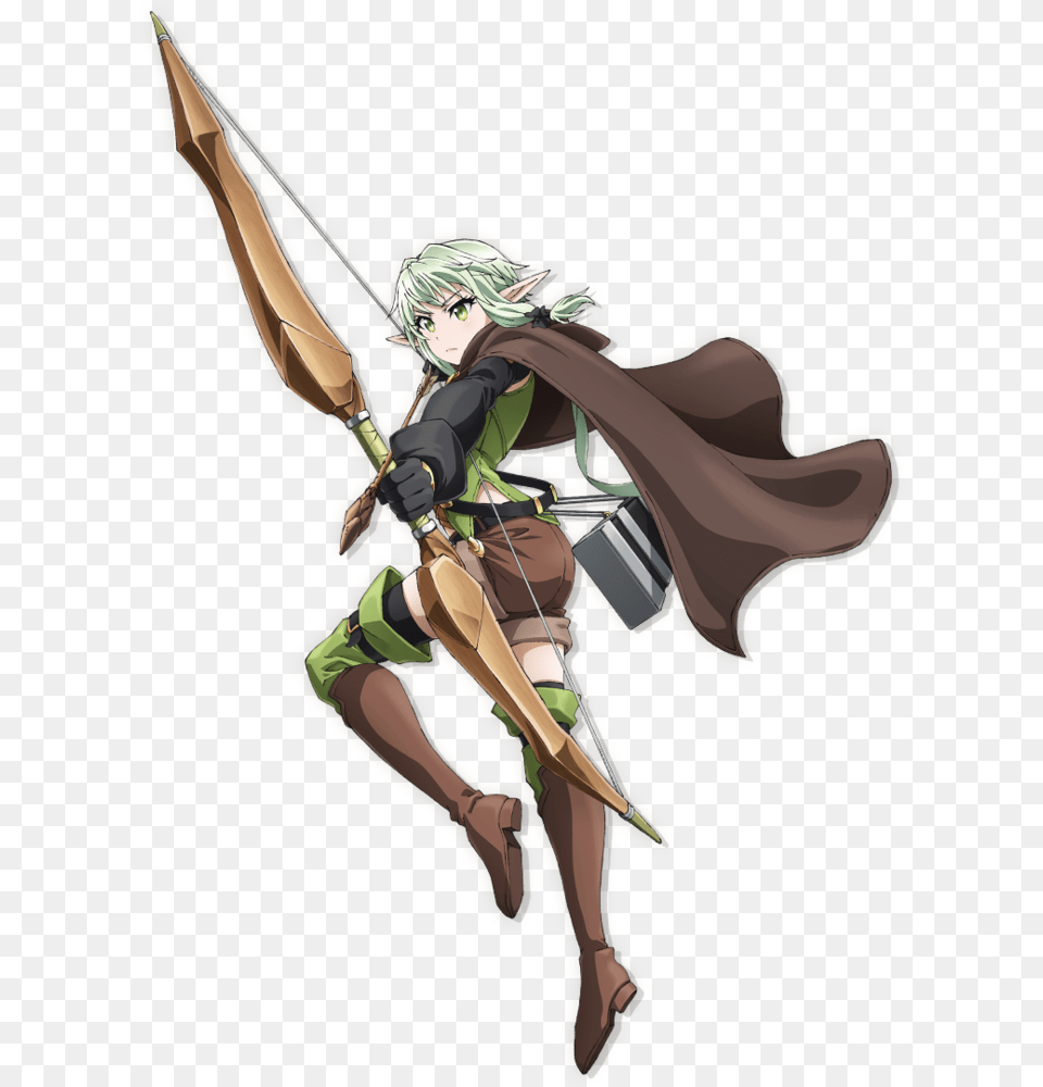 Transparent Elf Goblin Slayer High Elf Archer, Sport, Person, Weapon, Bow Free Png