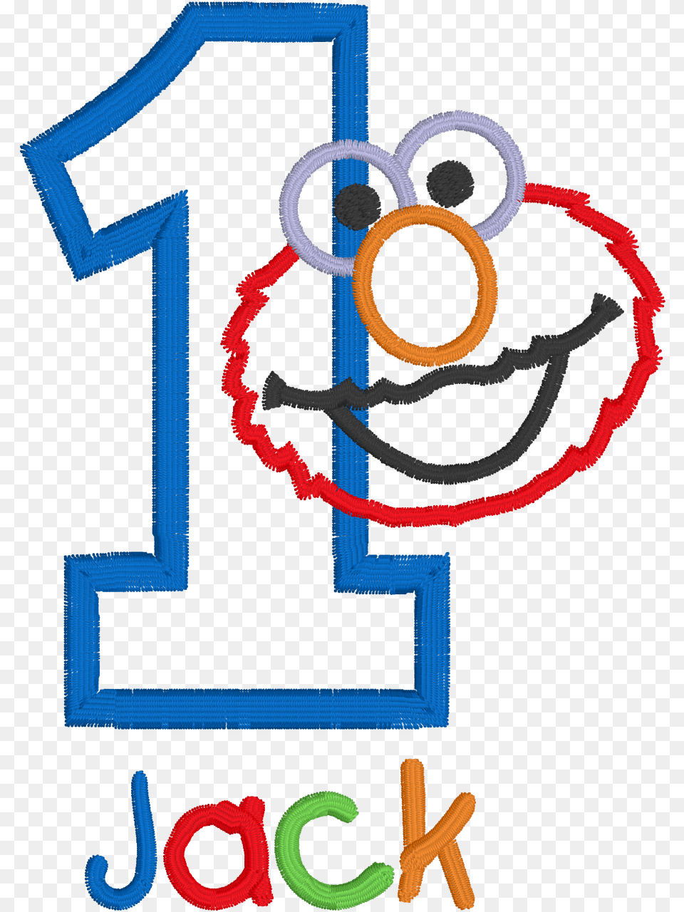Transparent Elmo Birthday Birthday Number 1, Text, Symbol Png Image