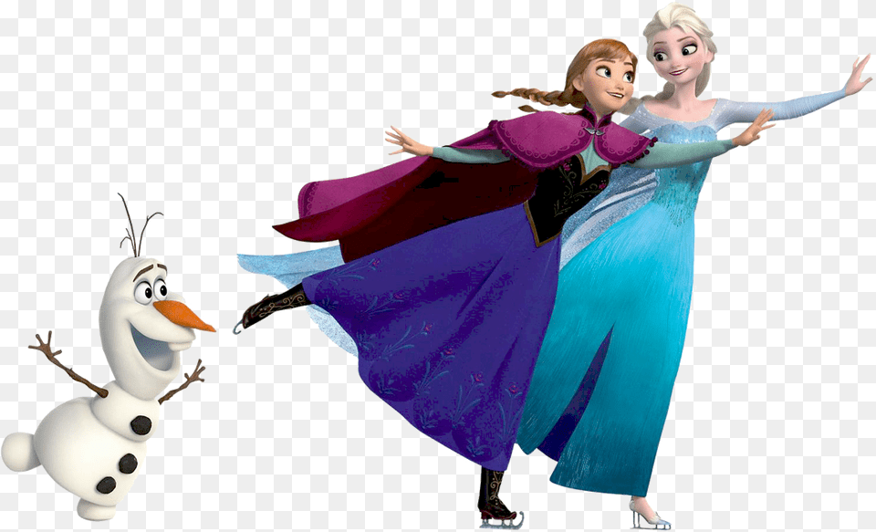Transparent Elsa And Anna Frozen Anna Y Elsa Y Olaf, Dancing, Person, Leisure Activities, Adult Png