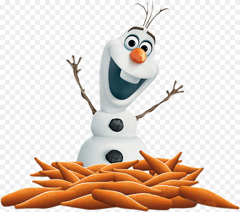 Transparent Elsa Olaf Frozen, Carrot, Vegetable, Produce, Plant Free Png