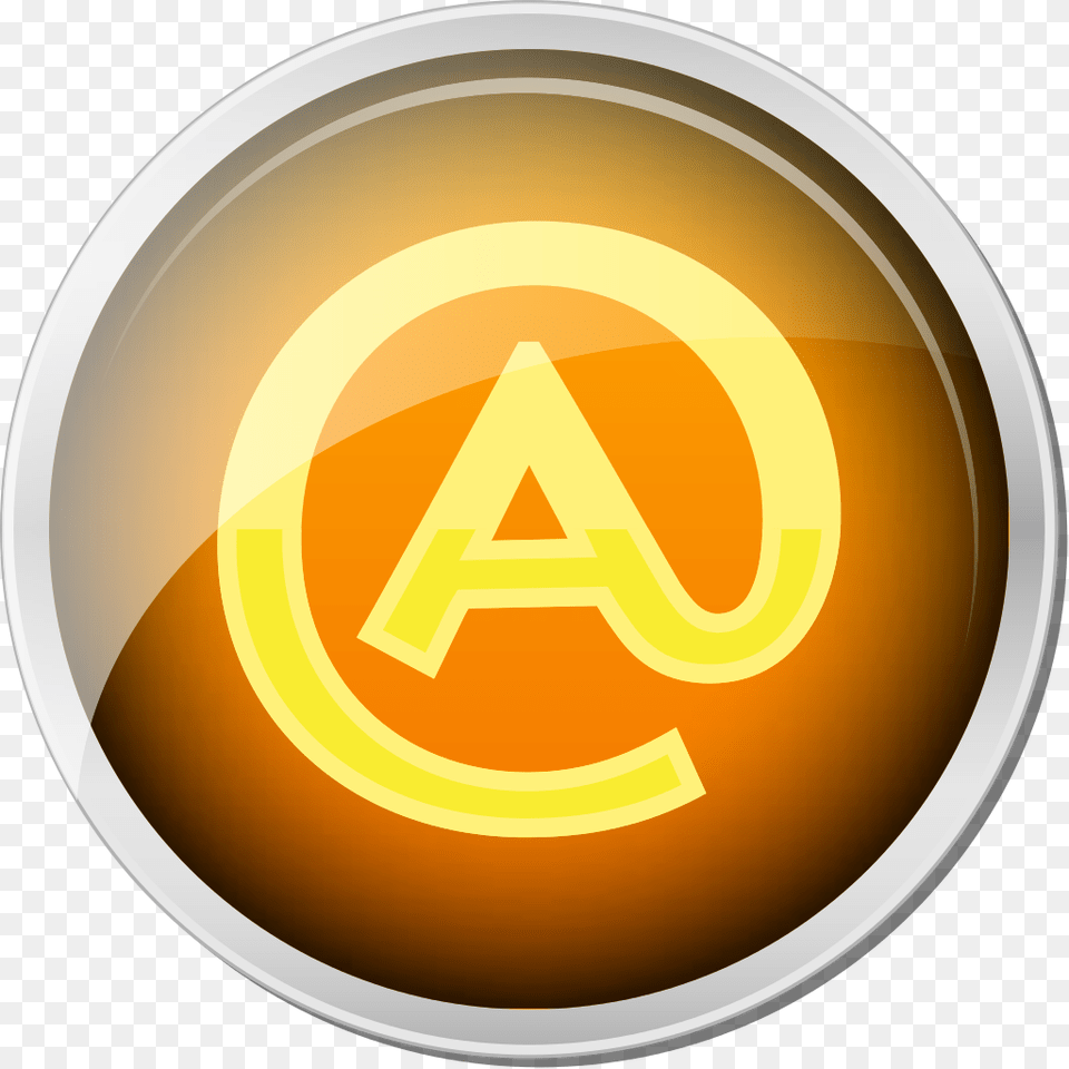 Transparent Email Symbol Edit Icon, Logo, Gold, Emblem Png