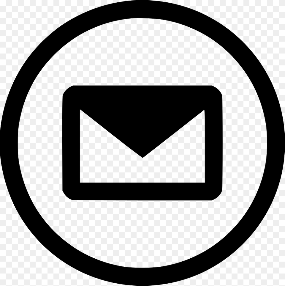 Transparent Email Vector Icon Email Icon Round, Envelope Png