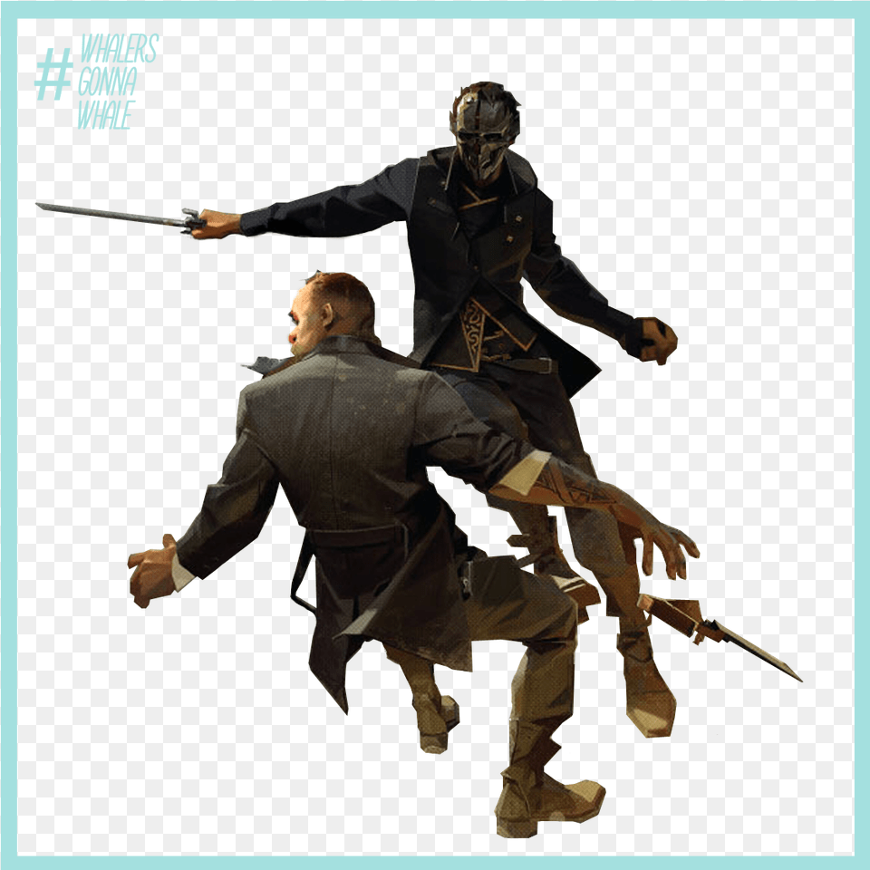 Transparent Emily Kaldwin And Corvo Attano For All, Sword, Weapon, Adult, Male Png Image