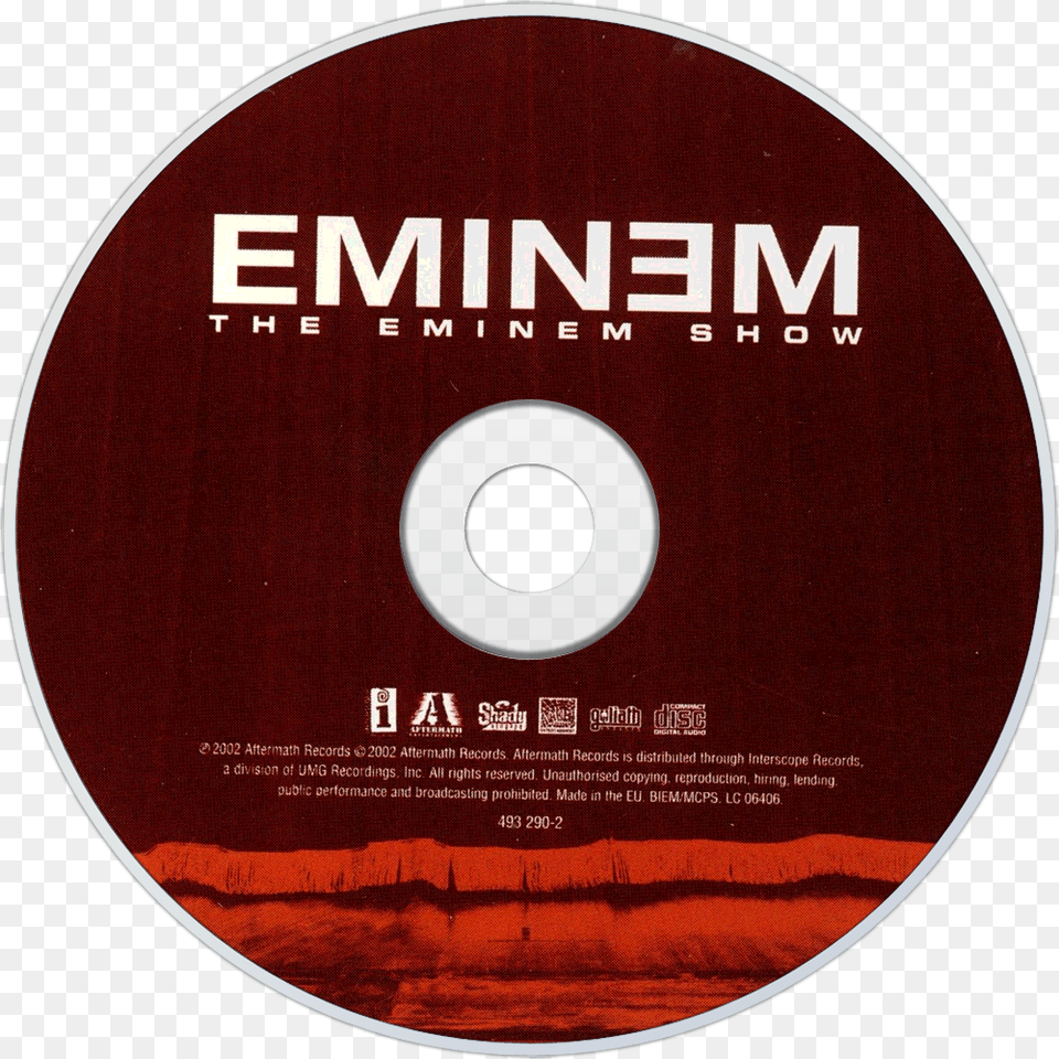 Transparent Eminem Eminem The Eminem Show, Disk, Dvd Png