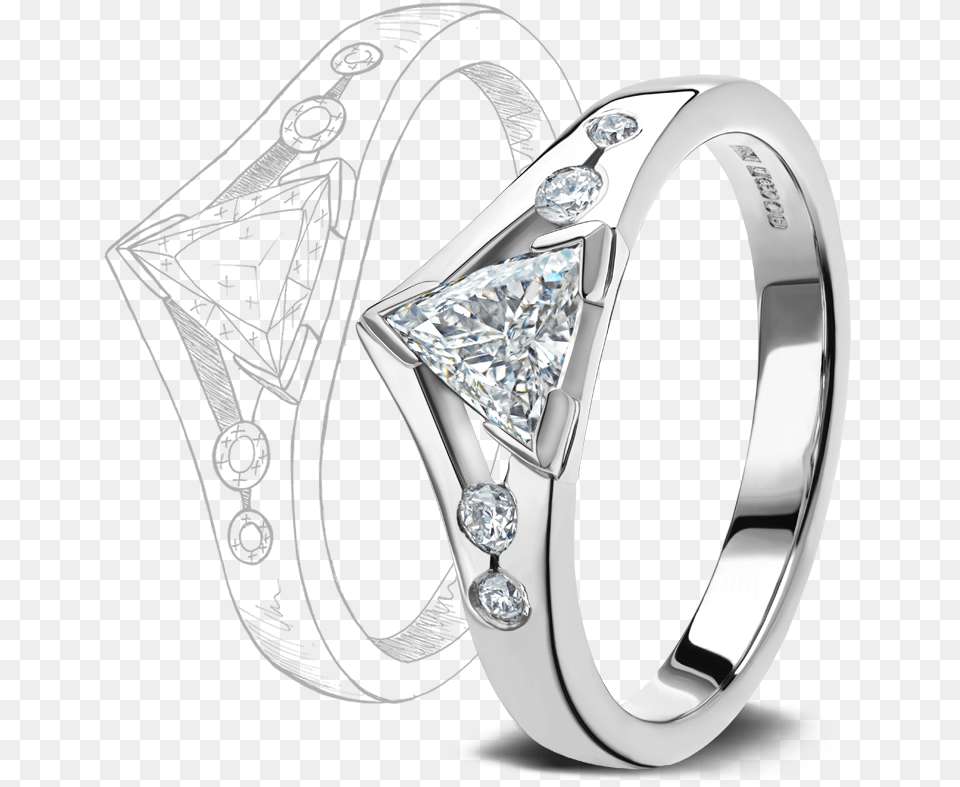 Transparent Engagement Ring Chalk Pre Engagement Ring, Accessories, Diamond, Gemstone, Jewelry Png Image